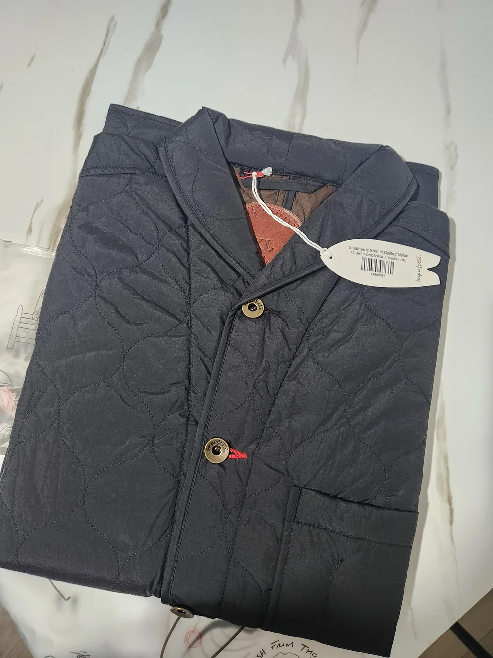 Imperfects. lightweight quilted